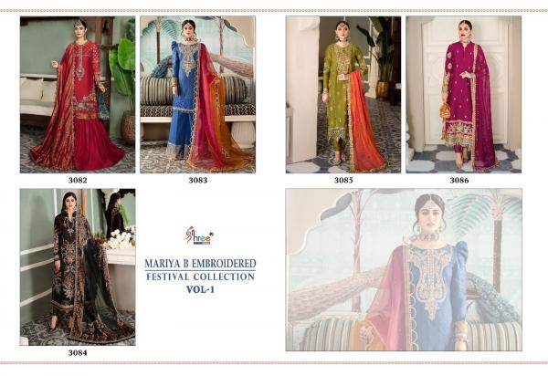 Shree Mariya B Embroidered Festival Collection Vol 1 Pakistani Suits